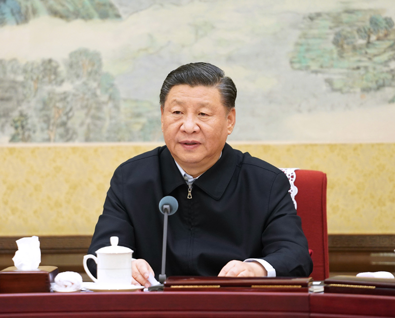 12月26日至27日，中共中央政治局召開“不忘初心、牢記使命”專題民主生活會(huì)，中共中央總書記習(xí)近平主持會(huì)議并發(fā)表重要講話。新華社記者 李學(xué)仁 攝